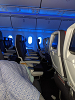 Empty plane on a flight from Toronto (YYZ) to Vancouver (YVR) in March 2020 thumbnail