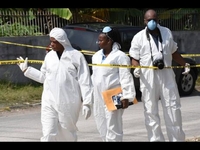 Jamaica Constabulary Force at a Crime Scene  thumbnail