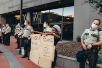 Woman Protesting Against Police Violence in Minneapolis  thumbnail