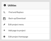 Utilities project dashboard thumbnail