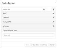 Find a person entity list thumbnail