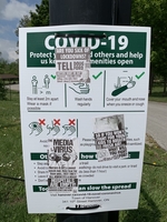 COVID-19 Disbelievers Vandalize Safety Measure Sign at Community Park thumbnail