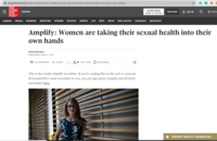 Globe and Mail Article about Sexual Health in the Pandemic: Amplify: Women are taking their sexual health into their own hands thumbnail