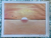 Sunrise Drawing Inspired During Quarantine thumbnail