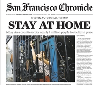 San Francisco Chronicle Coronavirus Headline thumbnail