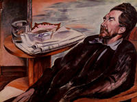 Ezra Pound by Wyndham Lewis thumbnail