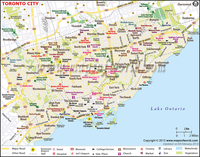 Toronto city map thumbnail