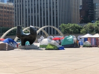Tents at city hall thumbnail