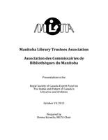 Submission by Donna Kormilo, Manitoba Library Trustees Association thumbnail