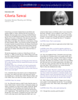 Interview with Gloria Sawai thumbnail