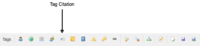 Tag citation toolbar thumbnail