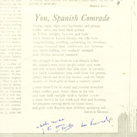 &quot;You, Spanish Comrade&quot; thumbnail