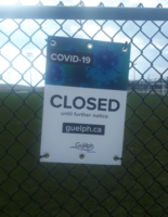 Closed Park Sign in Guelph thumbnail