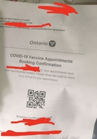 Vaccination Appointment Conformation Paper thumbnail