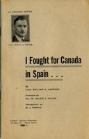 I Fought for Canada in Spain: An Abridged Edition thumbnail