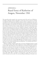 Appendix 6: Royal Entry of Katherine of Aragon, November 1501 thumbnail
