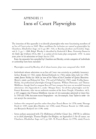 Appendix 15: Inns of Court Playwrights thumbnail