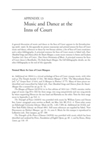 Appendix 13: Music and Dance at the Inns of Court thumbnail