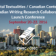 Digital Textualities / Canadian Contexts: Canadian Writing Research Collaboratory Launch Conference | Sept. 20-22, 2016